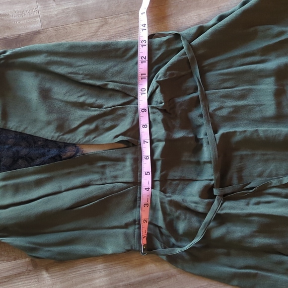 Sandro plunge neck midi dress - Picture 14 of 15